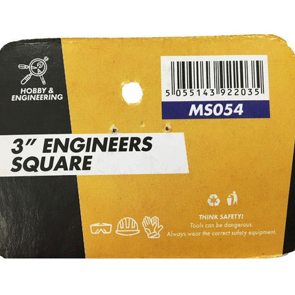 Engineers Square 75mm Solid Steel - Toolzone KDPMS054