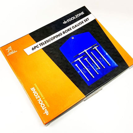 Telescoping Gauge Set 6PC Stainless Steel 5/16-6 - Toolzone KDPMS059