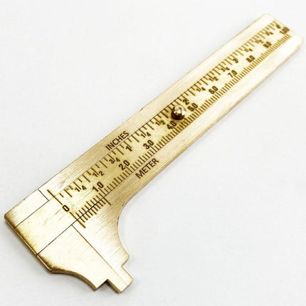 Caliper Vernier Brass 100mm Metric And Imperial - Toolzone KDPMS060