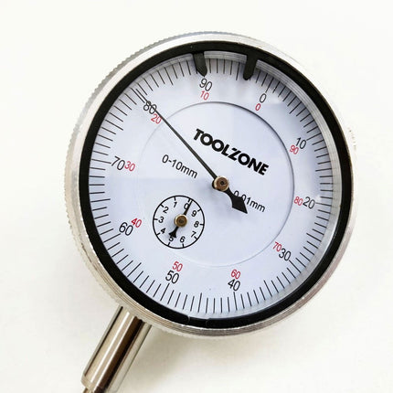 Dti Dial Gauge 0-10mm 0.01mm Reading 57mm Dial - Toolzone KDPMS083
