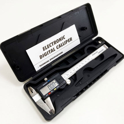 Digital Vernier Caliper 150mm In Case +/-0.02mm Accuracy - Toolzone KDPMS092
