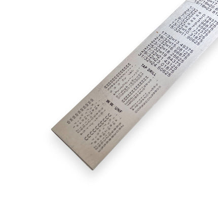 Stainless Steel Ruler 6 1mm Thickness Metric And Imperial - Toolzone KDPMS099