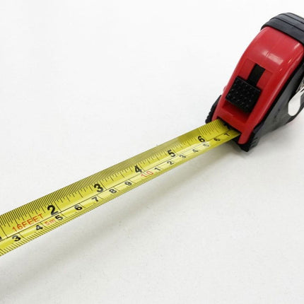 Tape Measure 5m x 19mm Rubber Coated Metric And Imperial - Toolzone KDPMS123