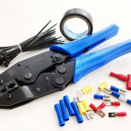 Crimping Tool Set 552PC With Insulated Terminals And Accessories - Toolzone KDPPL130