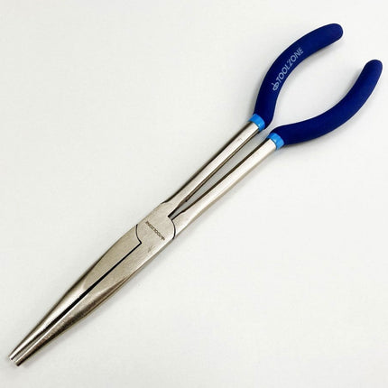 Long Nose Pliers Straight 11 Crv Soft Grip Handles - Toolzone KDPPL132