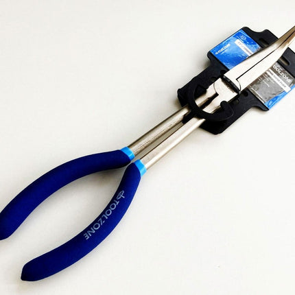Bent Nose Pliers 45 Degree 11 Crv Soft Grip Handles - Toolzone KDPPL133
