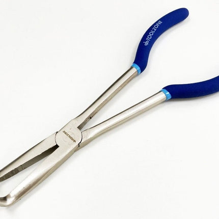 Bent Nose Pliers 90 Degree 11 Crv Soft Grip Handles - Toolzone KDPPL134