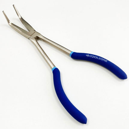Bent Nose Pliers 90 Degree 11 Crv Soft Grip Handles - Toolzone KDPPL134
