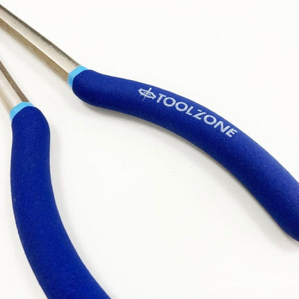 Bent Nose Pliers 90 Degree 11 Crv Soft Grip Handles - Toolzone KDPPL134