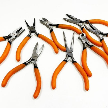 Mini Plier Set Assorted 8PC Chrome Vanadium Steel - Toolzone KDPPL137