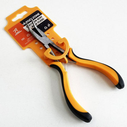Precision Bent Nose Pliers Leaf Spring Carbon Steel - Toolzone KDPPL186