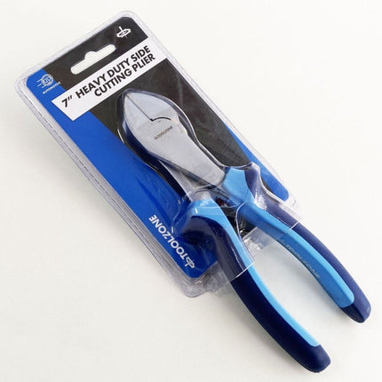 Side Cut Plier Heavy Duty 7 Satin Finish Drop Forged Steel - Toolzone KDPPL207
