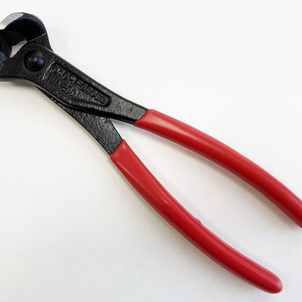 End Cut Pliers 8 Red Pvc Dipped Handles - Toolzone KDPPL224