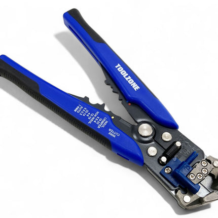Auto Stripper And Crimper 10-24 awg 0.13-6.0mm² Blue - Toolzone KDPPL256