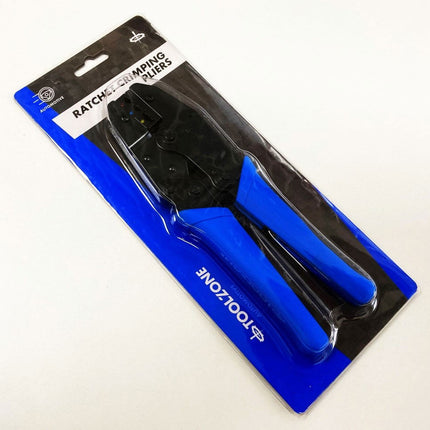 Ratchet Crimping Pliers 1mm²-6mm² 230mm - Toolzone KDPPL261