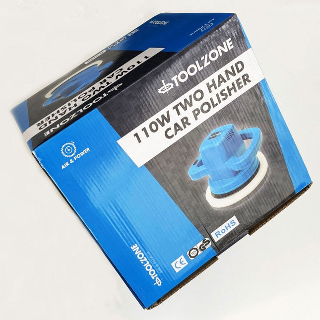 Car Polisher 110W 240V Two Hand 3000rpm - Toolzone KDPPW091