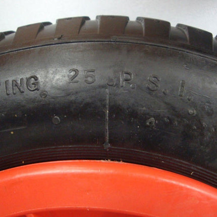 Wheelbarrow Wheel 350x85mm 4PLY 25mm Bore 3.50-8 - Toolzone KDPRM026