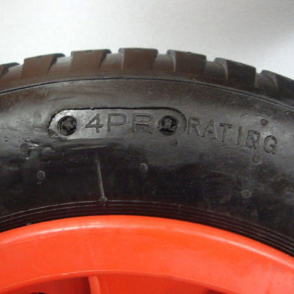 Wheelbarrow Wheel 350x85mm 4PLY 25mm Bore 3.50-8 - Toolzone KDPRM026