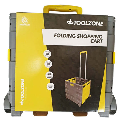 Shopping Cart Extra Large Yellow And Grey Plastic - Toolzone KDPRM030