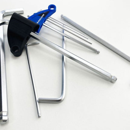 Extra-long Ball Hex Key Set 9PC 1.5-10mm - Toolzone KDPSD075
