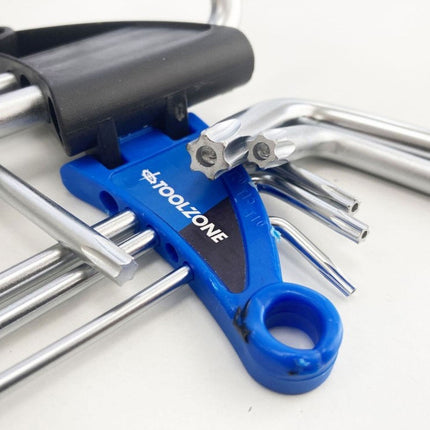 Extra-long Tamperproof Star Key Set 9PC T10-T50 - Toolzone KDPSD076