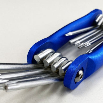 Folding Star Key Set T6-T30 Aluminium Frame - Toolzone KDPSD087