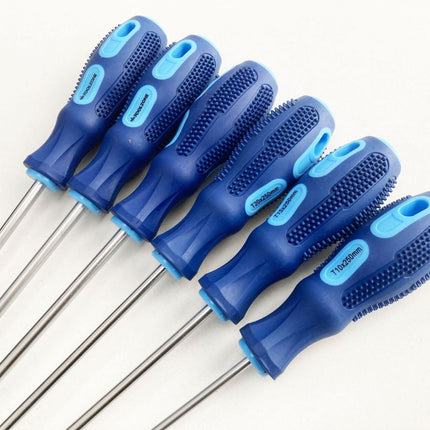 Star Screwdriver Set 6PC 250mm T10-T30 - Toolzone KDPSD089