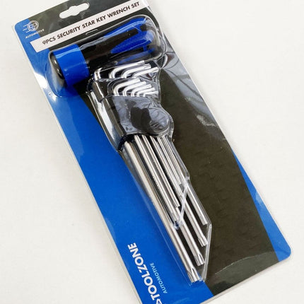Security Star Key Set 9PC With Handle T10-T50 - Toolzone KDPSD139