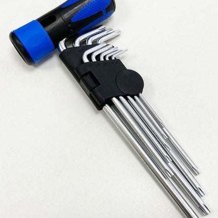 Security Star Key Set 9PC With Handle T10-T50 - Toolzone KDPSD139