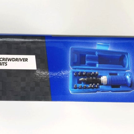 Impact Screwdriver Set With 13 Bits 1/2 Drive - Toolzone KDPSD173