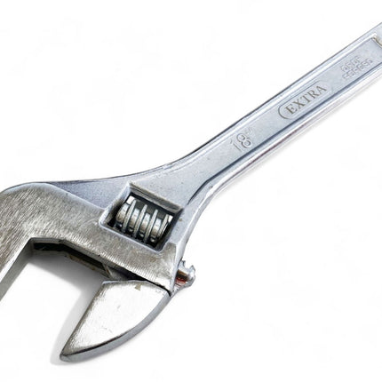 Adjustable Spanner 18 MAX Jaw 55mm Drop Forged Chrome Plated - Toolzone KDPSP047