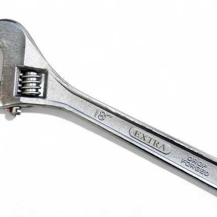 Adjustable Spanner 18 MAX Jaw 55mm Drop Forged Chrome Plated - Toolzone KDPSP047