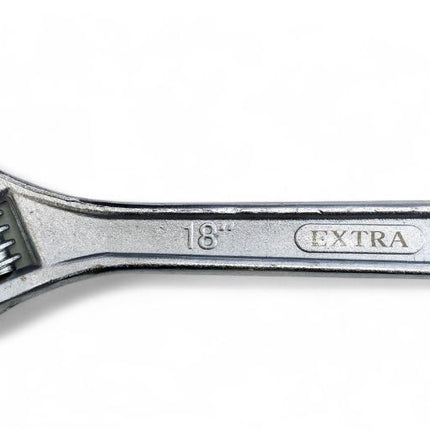 Adjustable Spanner 18 MAX Jaw 55mm Drop Forged Chrome Plated - Toolzone KDPSP047