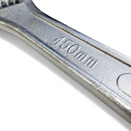 Adjustable Spanner 18 MAX Jaw 55mm Drop Forged Chrome Plated - Toolzone KDPSP047