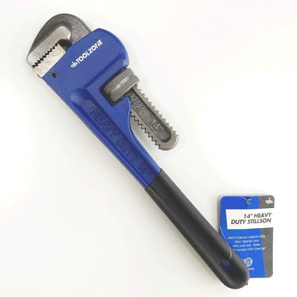 Stillson Wrench 14 MAX Jaw 71mm Drop Forged Foam Dipped Handle - Toolzone KDPSP067