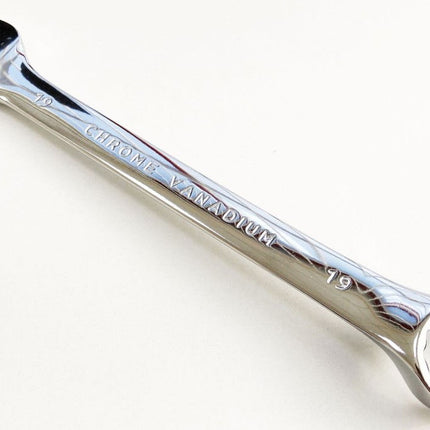 Combination Spanner 19mm Polished Chrome Vanadium - Toolzone KDPSP116