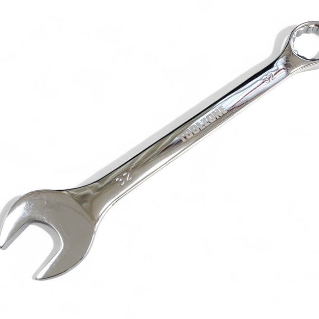 Combination Spanner 32mm Polished Chrome Vanadium - Toolzone KDPSP120