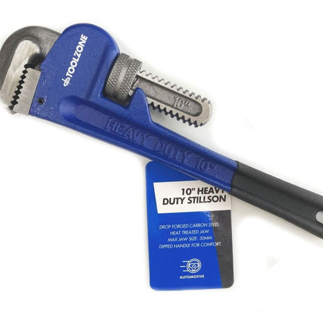 Stillson Wrench 10 Heavy Duty Drop Forged Carbon Steel - Toolzone KDPSP121