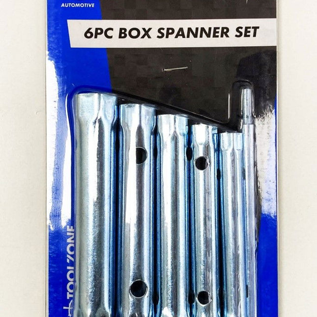 Box Spanner Set 6pc 10-19mm With Drive Bar - Toolzone KDPSP150