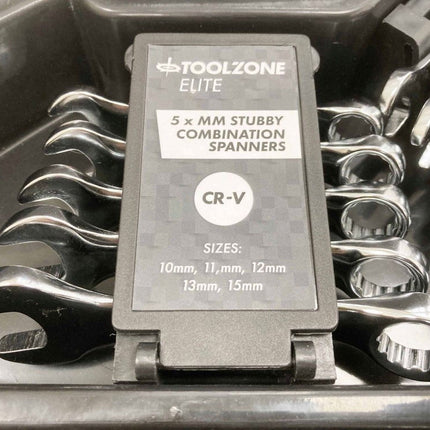Spanner Set 32pc Metric/af Stubby And Combination Chrome Vanadium - Toolzone KDPSP173