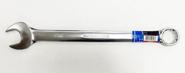 Combination Spanner 33mm 6150CRV Matt Finish - Toolzone KDPSP182