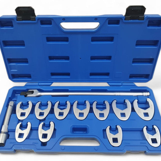 Crowfoot Wrench Set 1/2 Dr 13pc 20-32mm 6150 Chrome Molybdenum - Toolzone KDPSP195