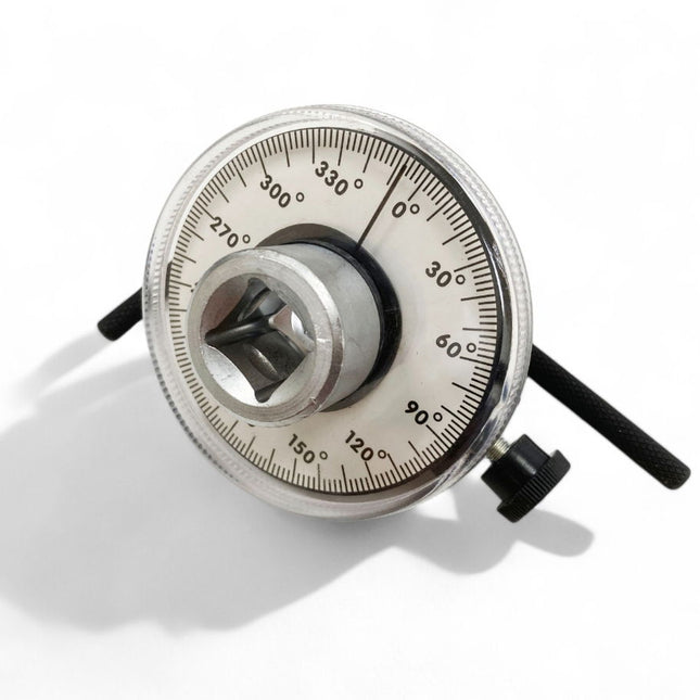 Angular Torque Gauge 1/2 Drive Chrome Vanadium 2 Degree Graduations - Toolzone KDPSS008