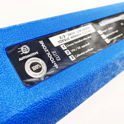 Torque Wrench 3/8 Drive 5-25nm Calibration Certificate Locking Nut - Toolzone KDPSS030