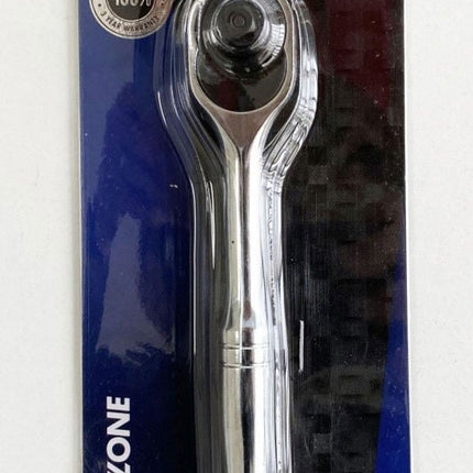 Ratchet Handle 1/4 Drive Professional Polished 150mm Crv Quick Release - Toolzone KDPSS052