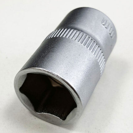 Socket 1/2 Drive 17mm Crv Satin Single Hex - Toolzone KDPSS076