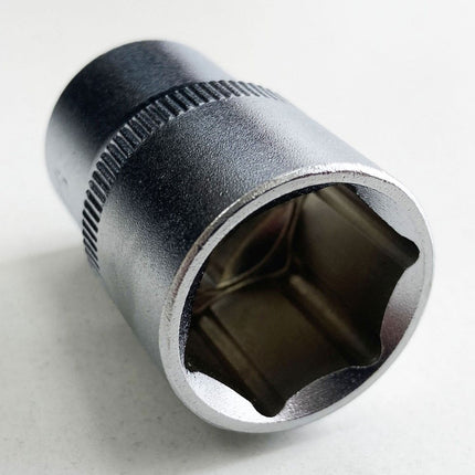 Socket 1/2 Drive 19mm Crv Satin Single Hex - Toolzone KDPSS078