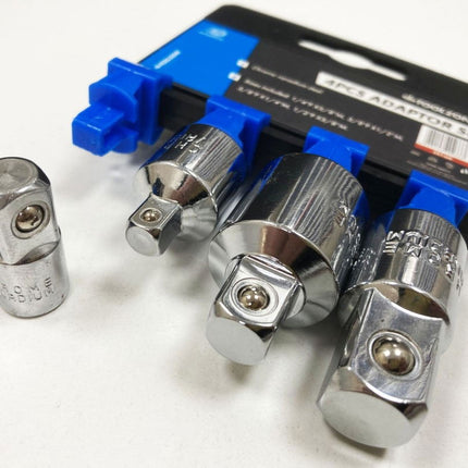 Socket Adaptor And Reducer Set 4 Pieces Crv - Toolzone KDPSS166