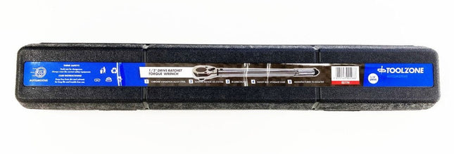 Torque Wrench 1/2 Drive 42-210nm ISO6789 Crv Satin Finish - Toolzone KDPSS174