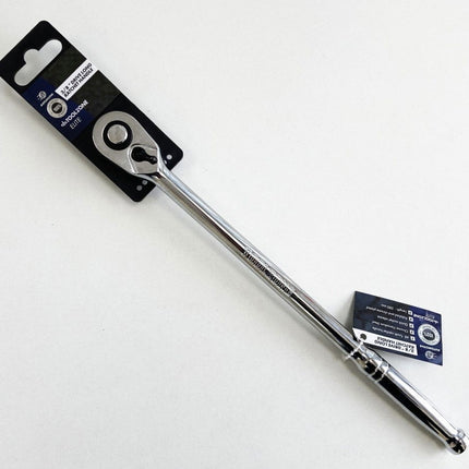 Ratchet Handle Extra Long 3/8 Drive 280mm Polished Crv - Toolzone KDPSS199